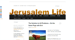 Desktop Screenshot of jerusalemlife.com